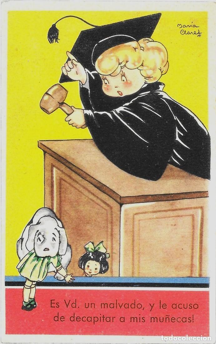 Postais: 8177 -MARIA CLARET- ES UD. UN MALVADO, Y LE ACUSO... COLECCI&Oacute;N MARIA CLARET - SERIE M N&ordm; 2