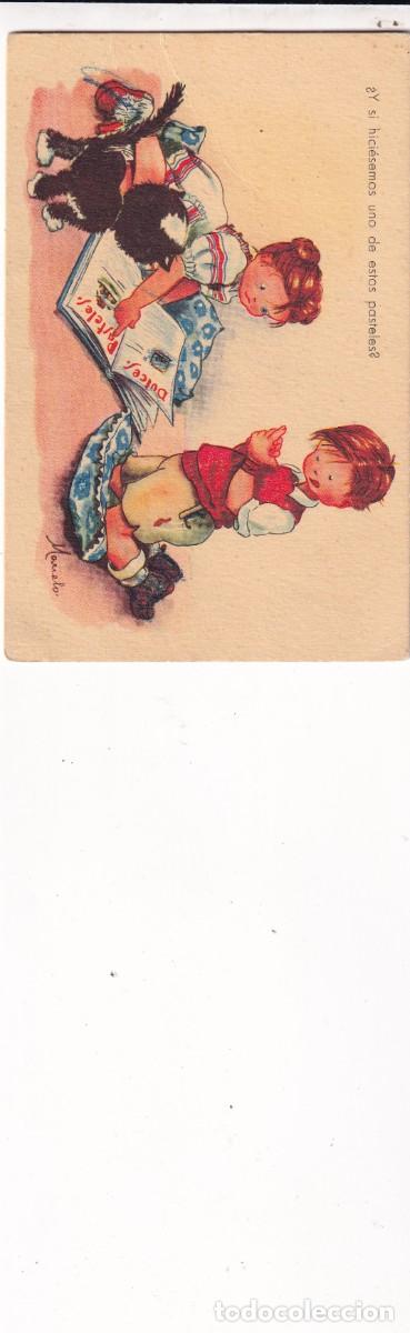 Cartoline: POSTAL - EDICIONES TRIO - SERIE 41 - ILUSTRACI&Oacute;N MARIELO ESCRITA SIN CIRCULAR. 1946