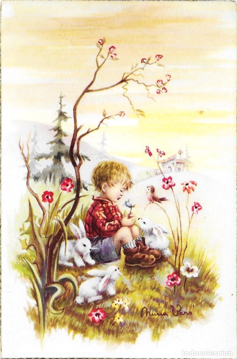 Postais: 8198 - NURIA BAR&Oacute; - EDICIONES CYZ SERIE 581.A N&ordm; 1 - DATA 1956