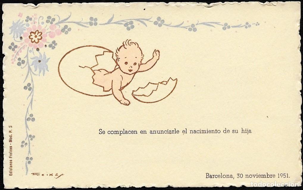 Cartoline: 8206 - FREIXAS - ANTIGUO SOUVENIR DE NACIMIENTO- TARJETA EDICIONES FREIXAS MOD. P.5-1951- 14X9 CM