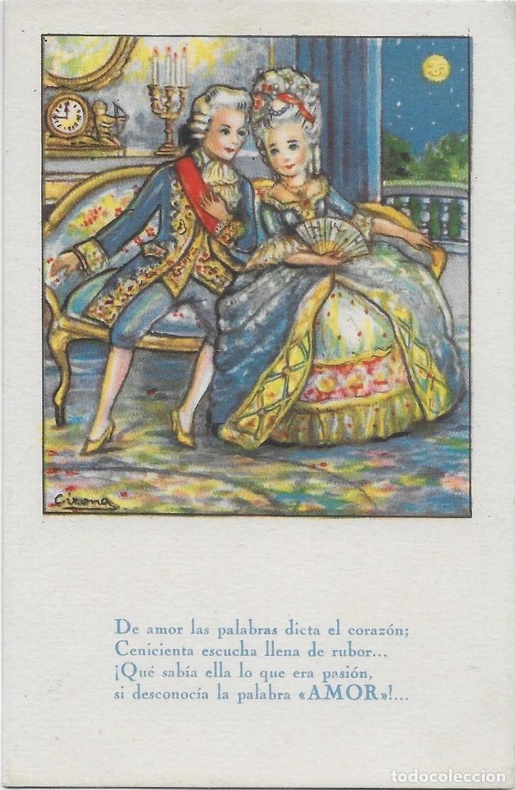 Postais: 8273 - IKON- EDICIONES DE ARTE- EDIT. ARTIGAS - LA CENICIENTA -SERIE 59 -ILUSTRA GIRONA- DATA 1944