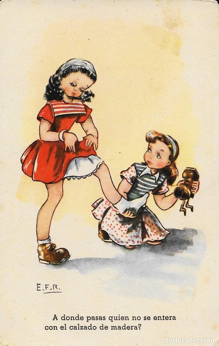 Postais: 8294 - E.F.R - CALZADO DE MADERA - ANTIGUA POSTAL EDICIONES CMB SERIE 79