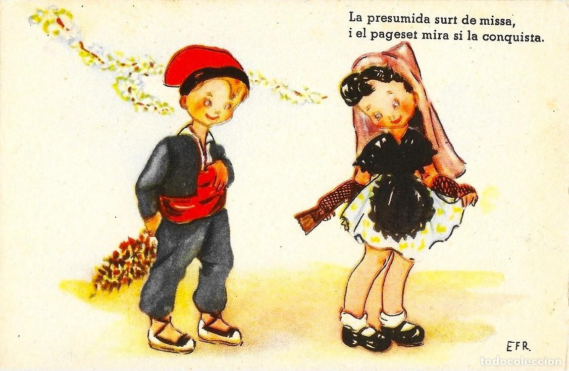 Postais: 8294 - E.F.R - LA PRESUMIDA SURT DE MISSA -ANTIGUA POSTAL EDICIONES CMB SERIE 84