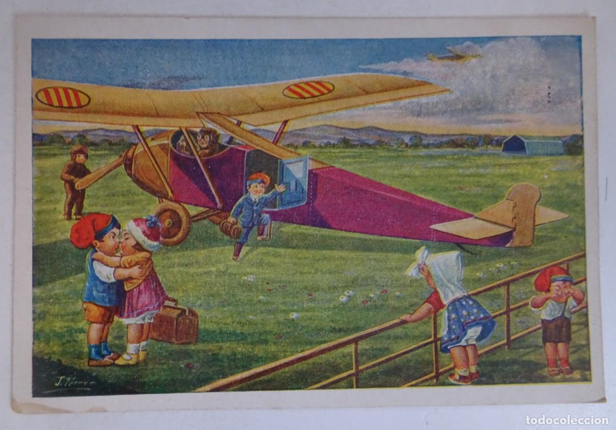 Postais: POSTAL CPSM ,NI&Ntilde;OS , AVIONETA, SERIE AVIACI&Oacute; , EDICIONS CATALANES, LOCFON , VER FOTOS