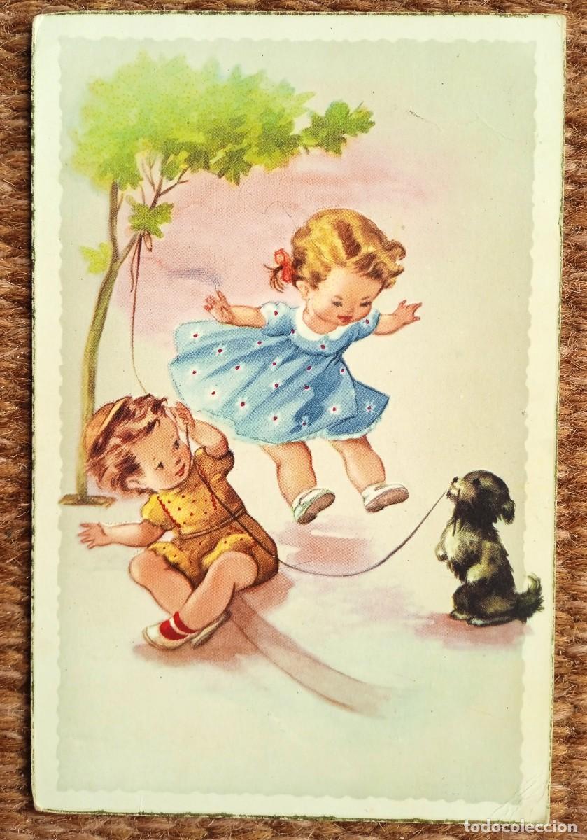 Postales: NI&Ntilde;AS SALTANDO A LA COMBA - Foto 1