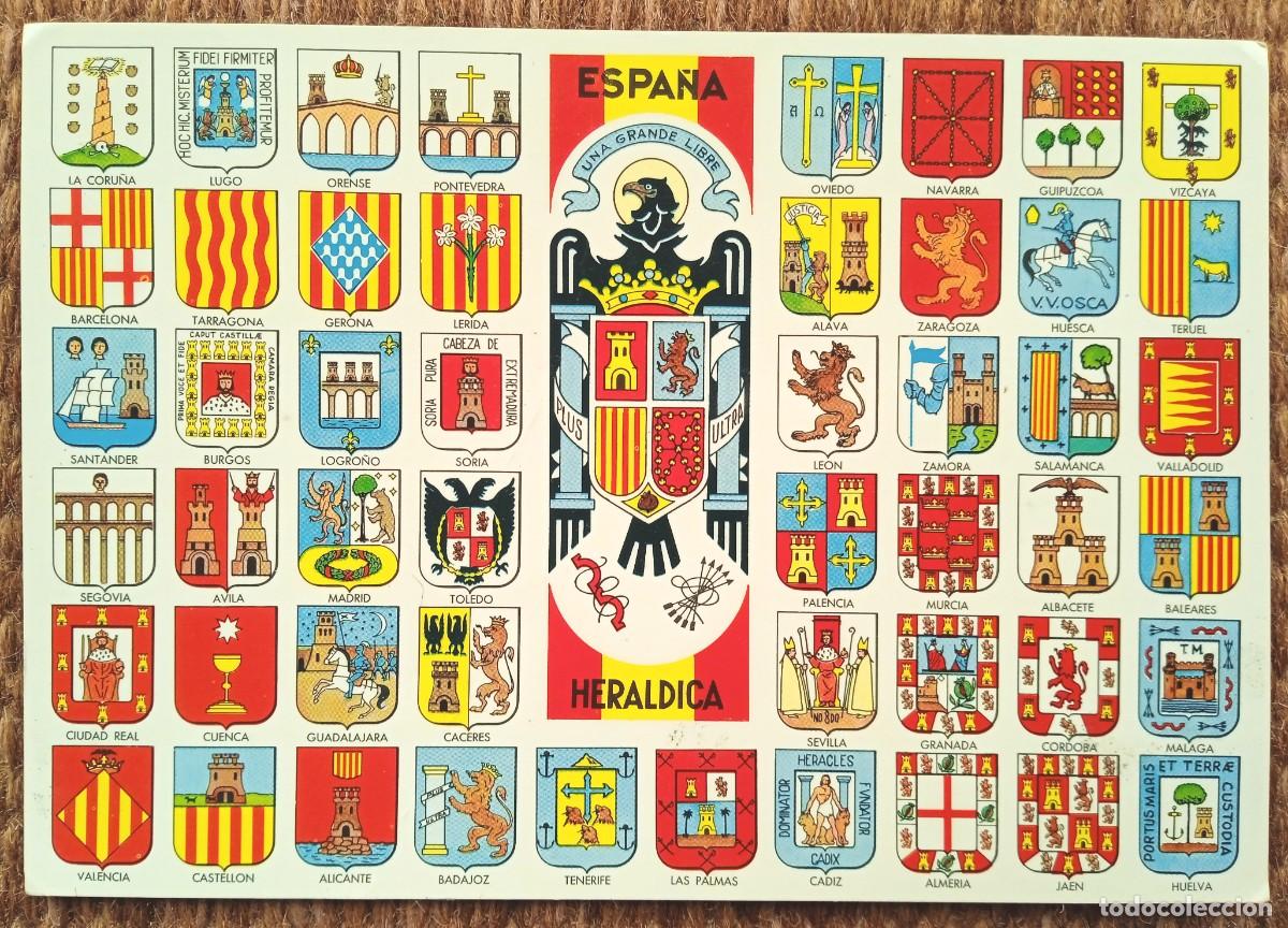Postais: ESPA&Ntilde;A - HERALDICA PROVINCIAS ESPA&Ntilde;OLA