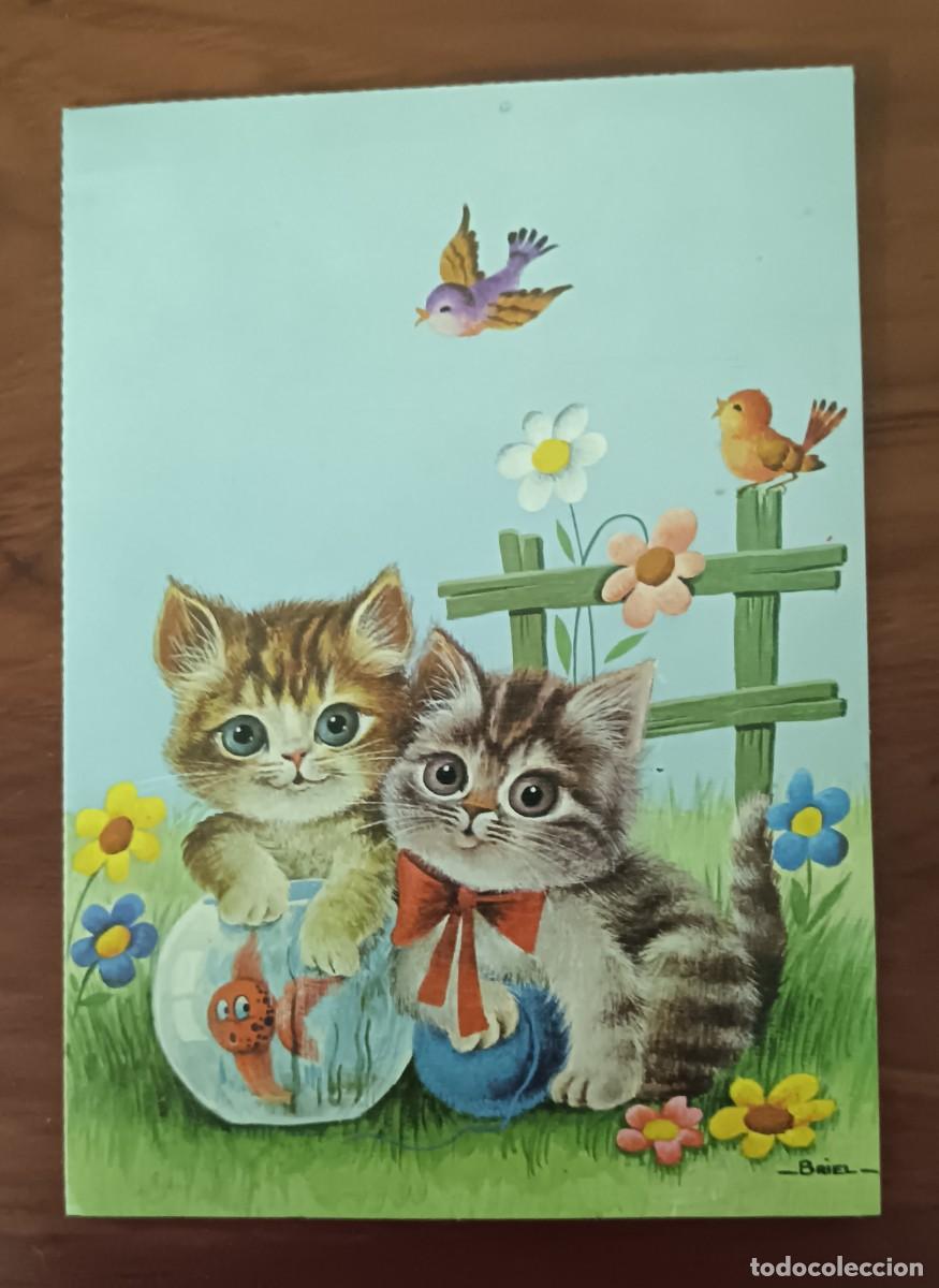 Postais: POSTAL TROQUELADA DESPLEGABLE ILUSTRADA POR BRIEL CYZ N&ordm; 3130/57-A 16X11 CM. SIN ESCRIBIR