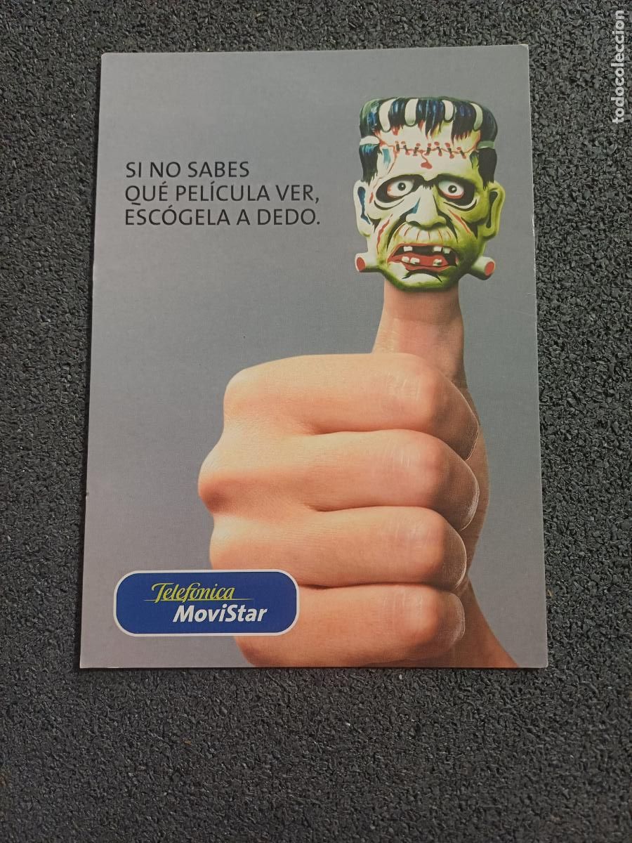Postais: TARJETA POSTAL TELEFONIA TELEFONICA MOVISTAR FRANKENSTEIN