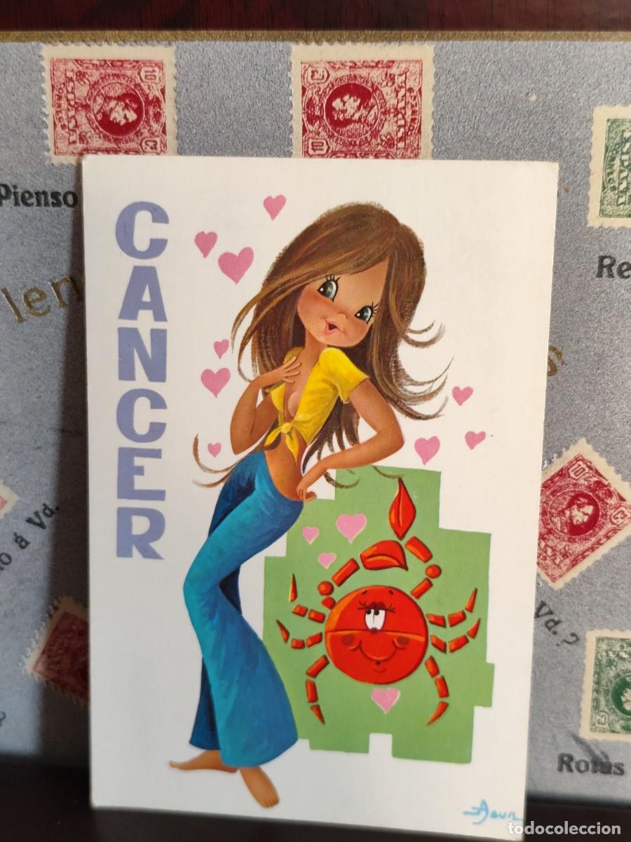 Postkarten: P3800 Postal Hor&oacute;scopo C&aacute;ncer 7807/A . CyZ