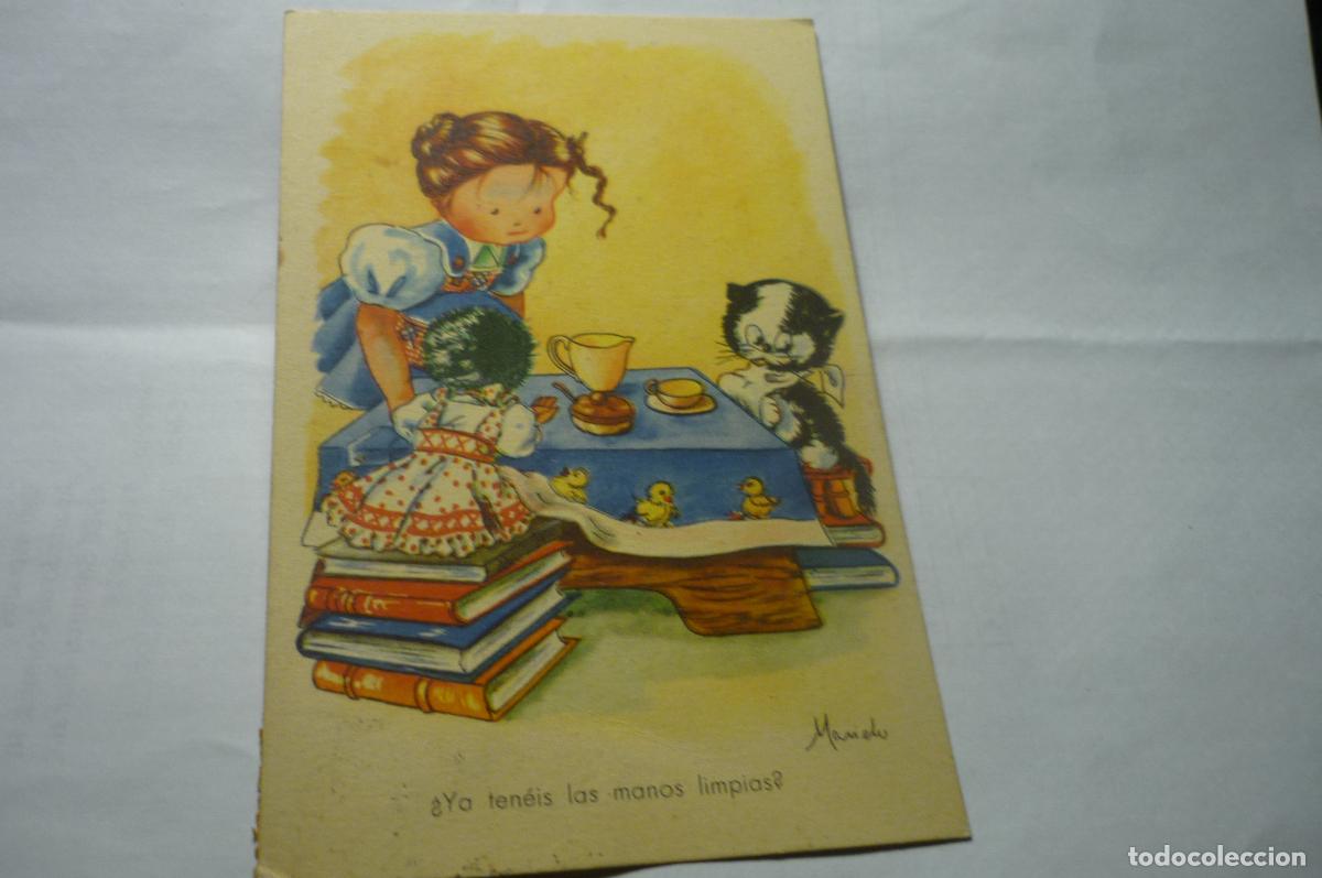 Postkarten: POSTAL DIBUJO NI&Ntilde;OS EDICIONES TRIO CIRCULADA