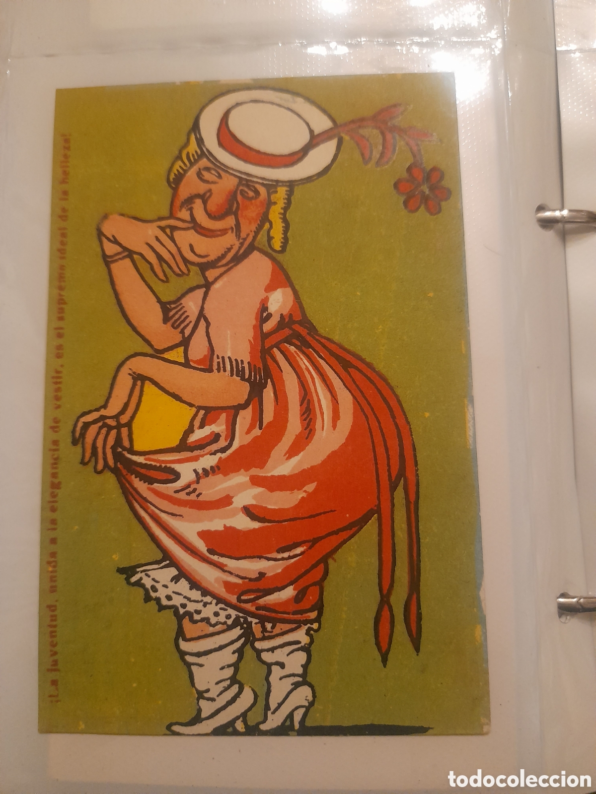 Postkarten: Antigua postal sat&iacute;rica, Fabricacion Espa&ntilde;ola