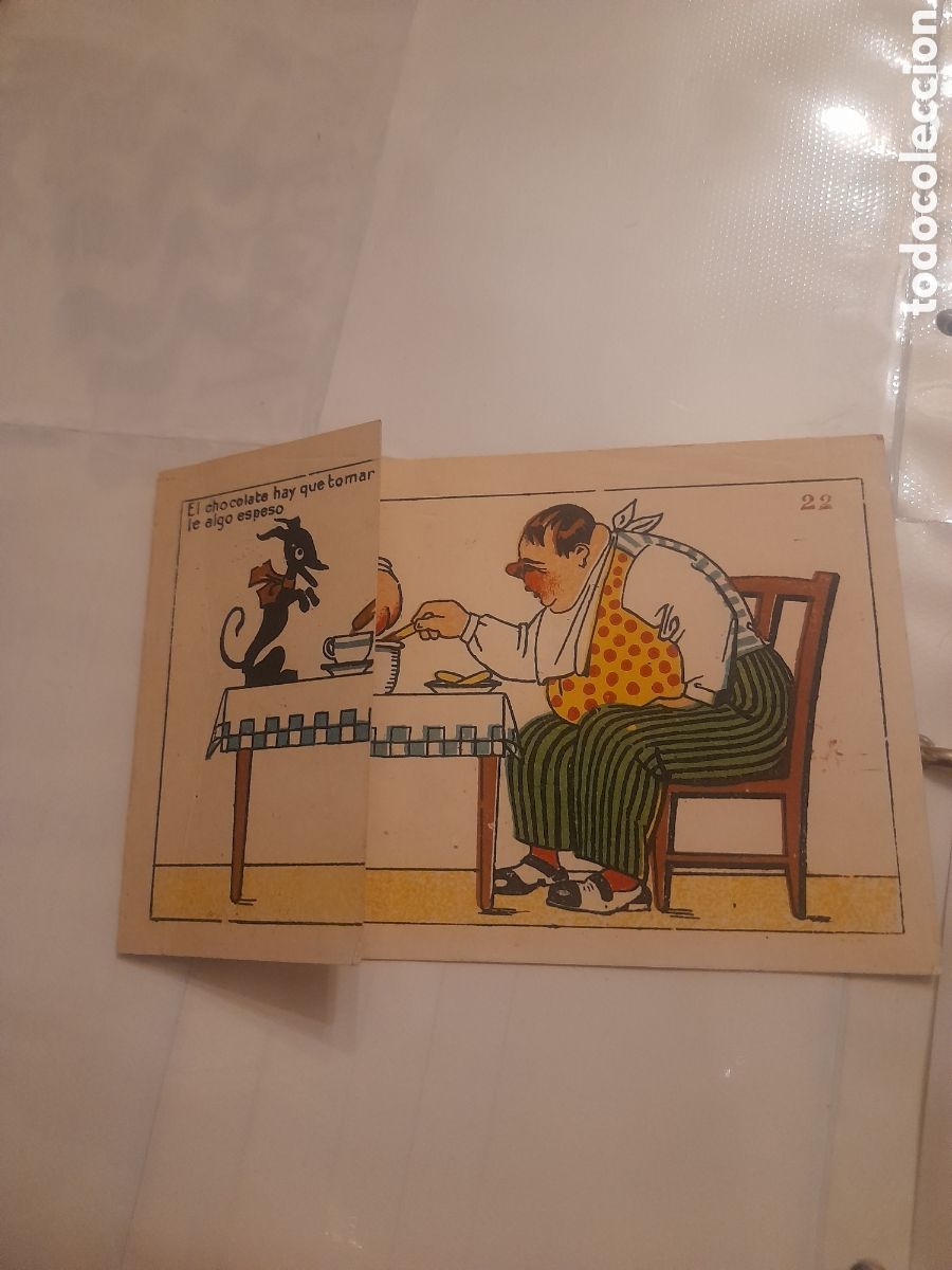 Postkarten: Antigua postal compuesta sat&iacute;rica, Fabricacion Espa&ntilde;ola