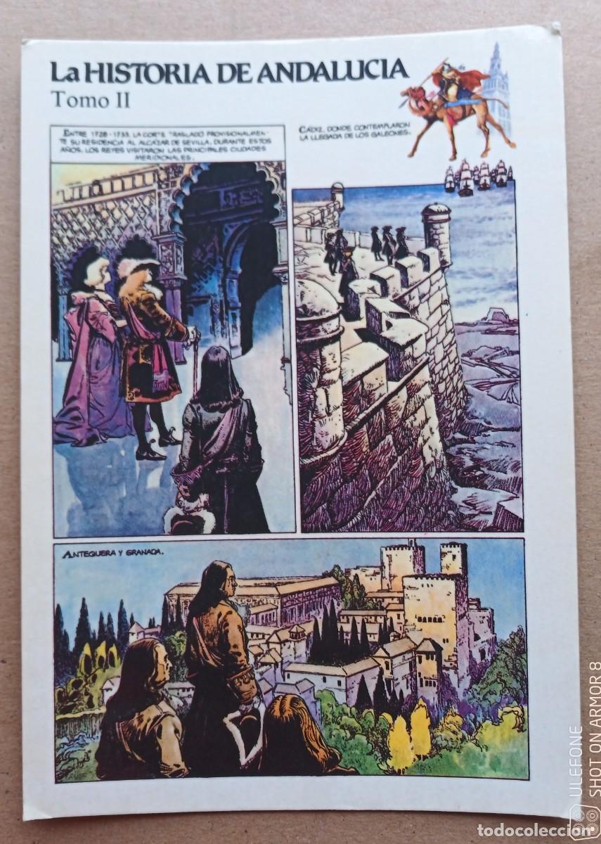 Postcards: Postal La Historia de Andalucia Tomo II.