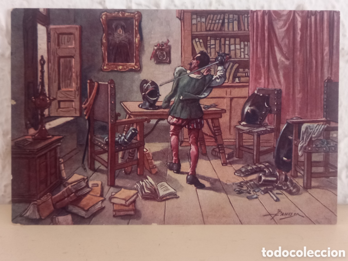 Postcards: DON QUIJOTE DE LA MANCHA. Tarjeta postal. Ed. Ambos Mundos