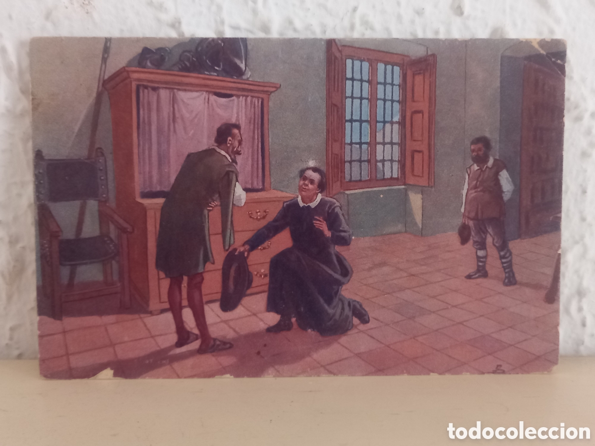 Postcards: DON QUIJOTE DE LA MANCHA. Tarjeta postal. Ed. Ambos Mundos