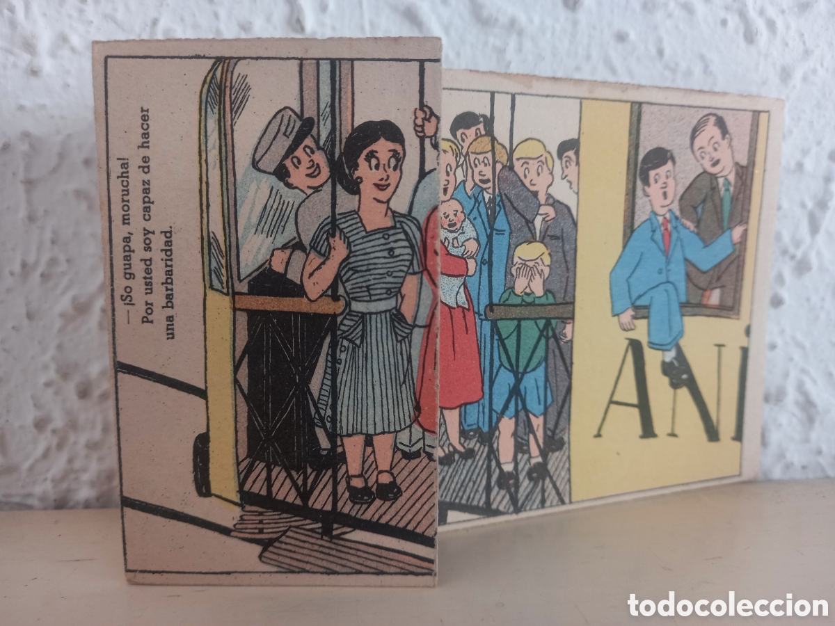 Postcards: Postal ilustrada humor&iacute;stica con desplegable. Ediciones KAF