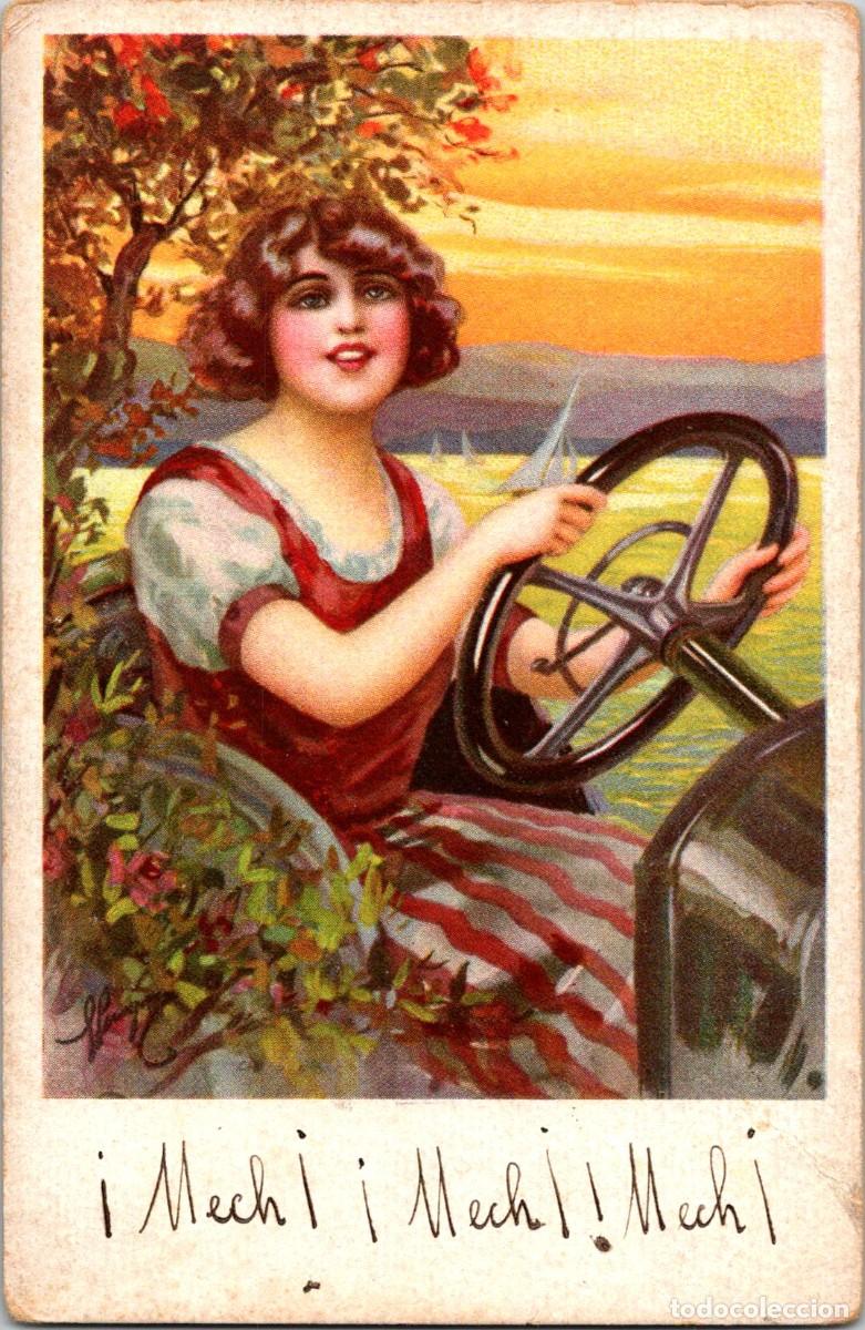 Postkarten: &iexcl;Mech! &iexcl;Mech! &iexcl;Mech! - Como salgo del &aacute;rbol? - Postal Humor&iacute;stica Italiana - n&ordm; 2165 - 139x91mm