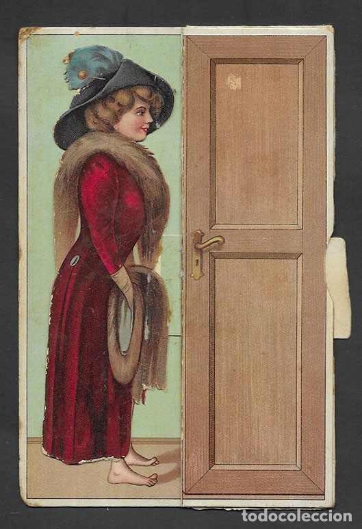 Cartes Postales: Postal ilustrada.Dibujos y Caricaturas. Dama y Pobre