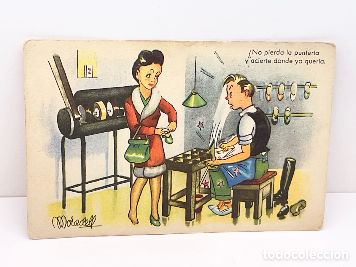 Postales: Antigua Tarjeta Postal . Ediciones Col&oacute;n. Politipia Art&iacute;stica. Serie 114/3. Escrita. A&ntilde;os 40