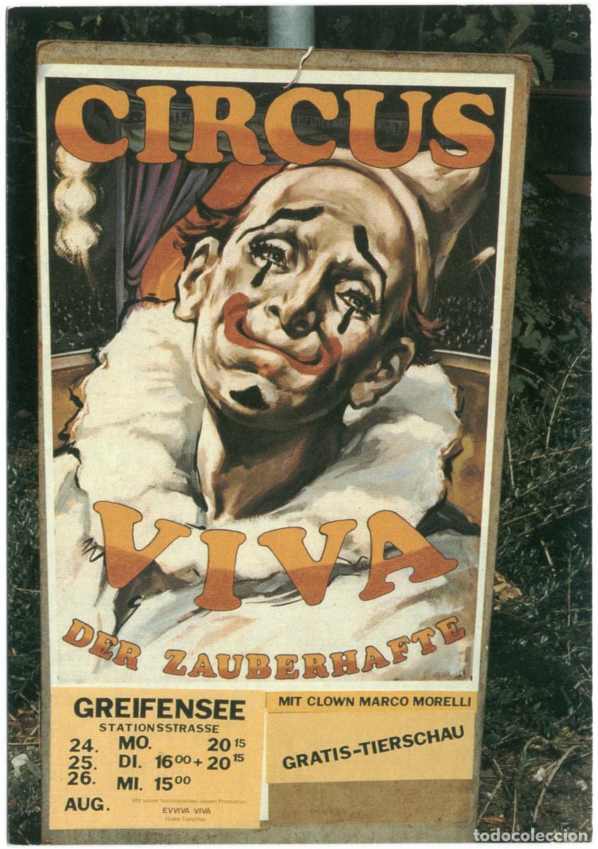 Cartoline: Postal cartel circo. Cirque Viva (1992)
