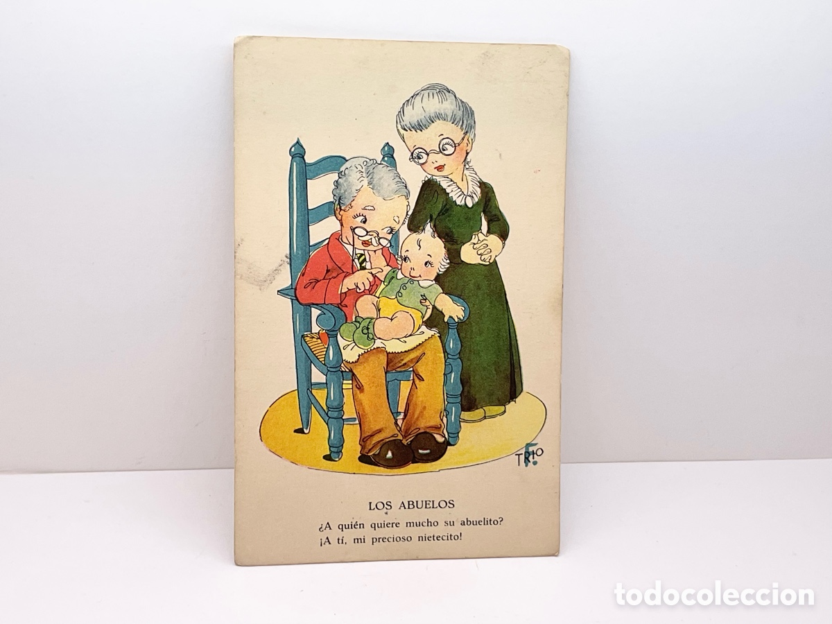 Postais: Antigua Tarjeta Postal. Serie Y. Los Abuelos.