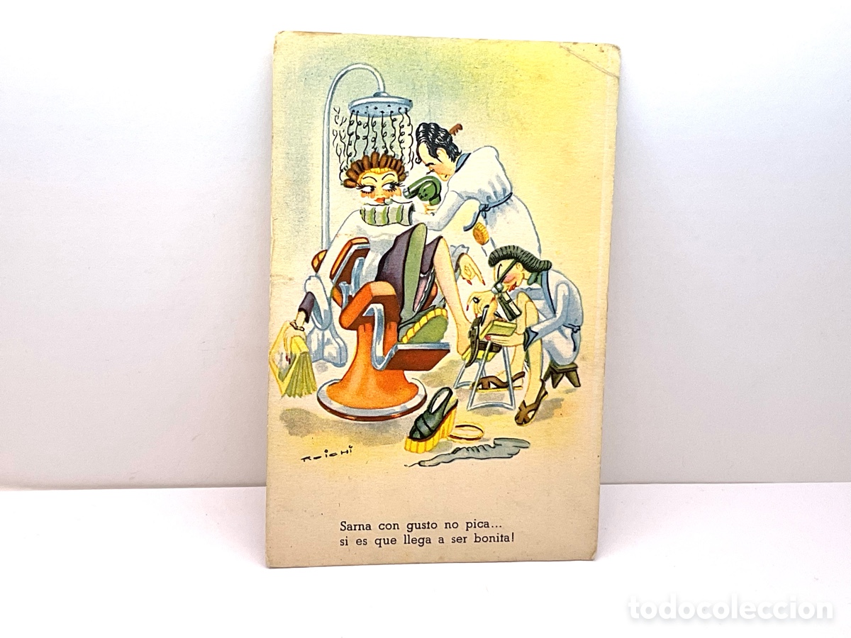 Postales: Antigua Tarjeta Postal. Serie 1 de Ediciones Llama. Escrita. A&ntilde;os 40.