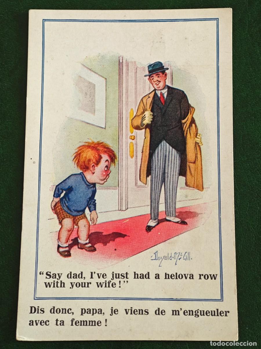 Postais: Postal de Inglaterra Humor Donald MC Gill