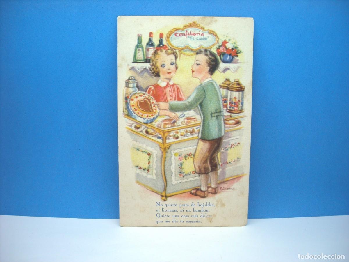 Cartoline: Antigua Postal de Dibujos y Caricaturas. Editorial Artigas. Serie 63. Escrita. A&ntilde;os 40-50