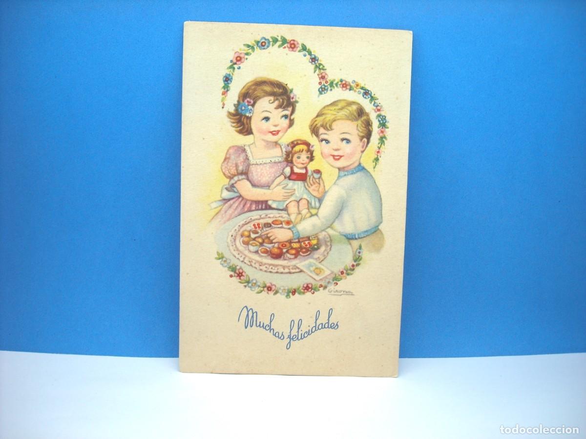 Cartoline: Antigua Postal de Dibujos y Caricaturas. Fenix. Serie 3006. Escrita . A&ntilde;os 40-50.