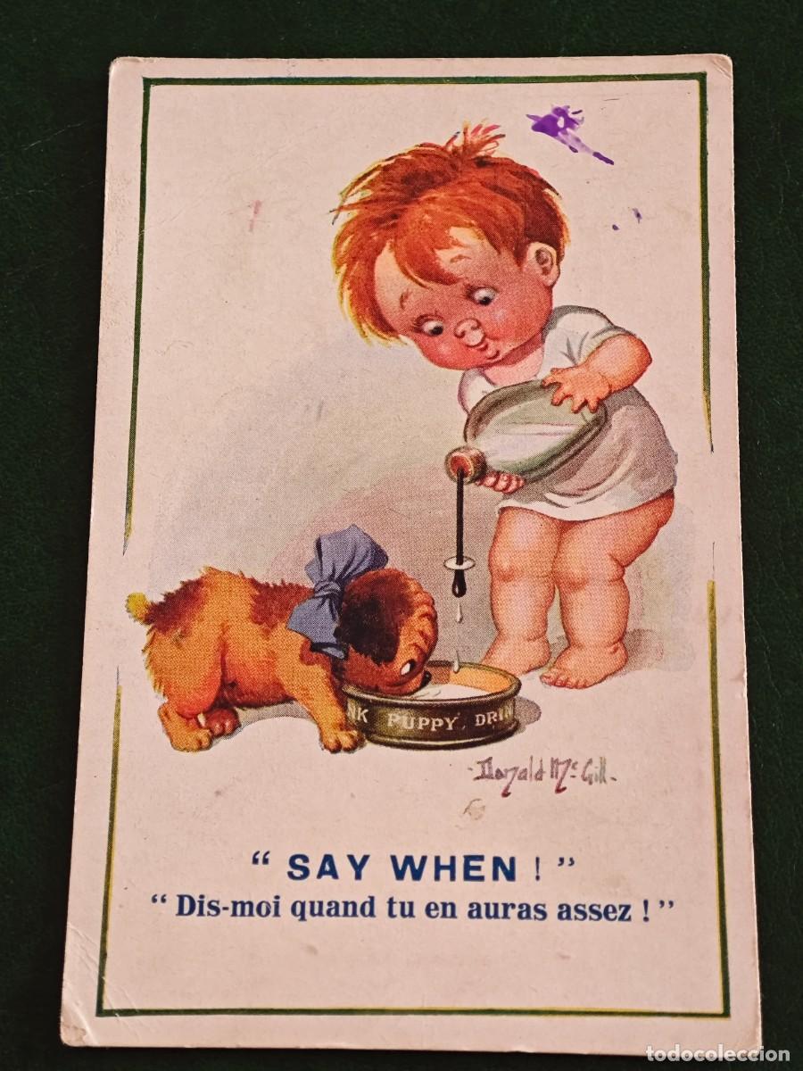 Postcards: Postal de Inglaterra Humor Comique