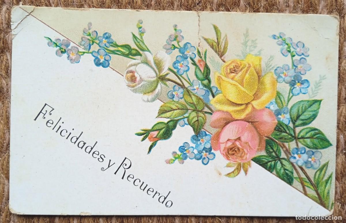 Postcards: TARJETA FELICIDADES Y RECUERDOS