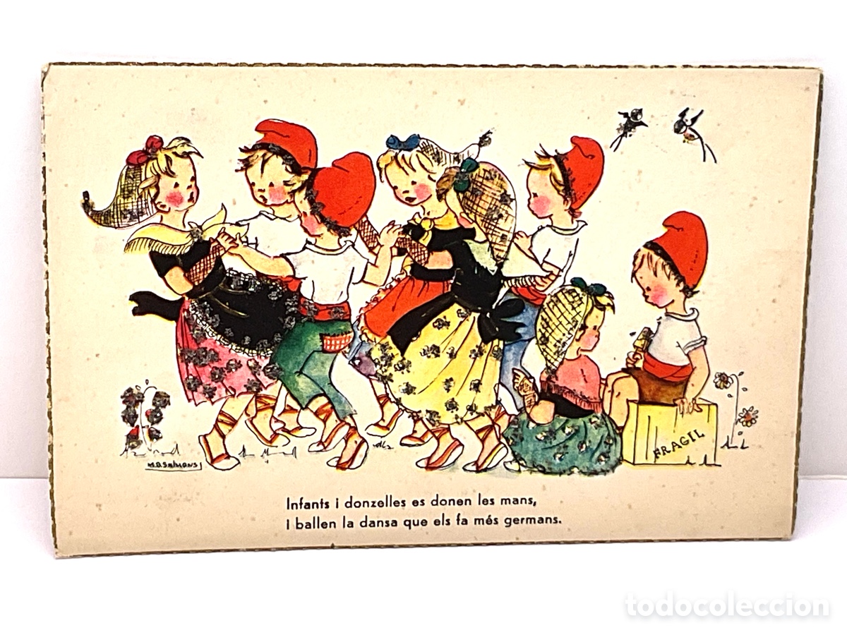 Postales: Antigua Postal de Dibujos y Caricaturas. JBR. Serie 40. Escrita. A&ntilde;os 50