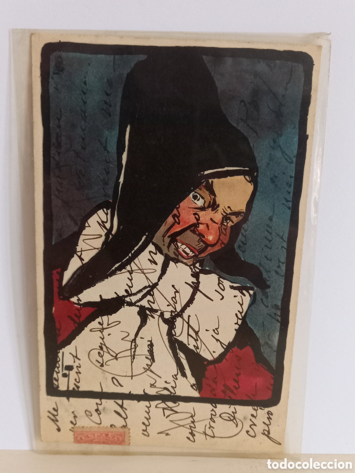 Postcards: Postal ilustrada muy antigua