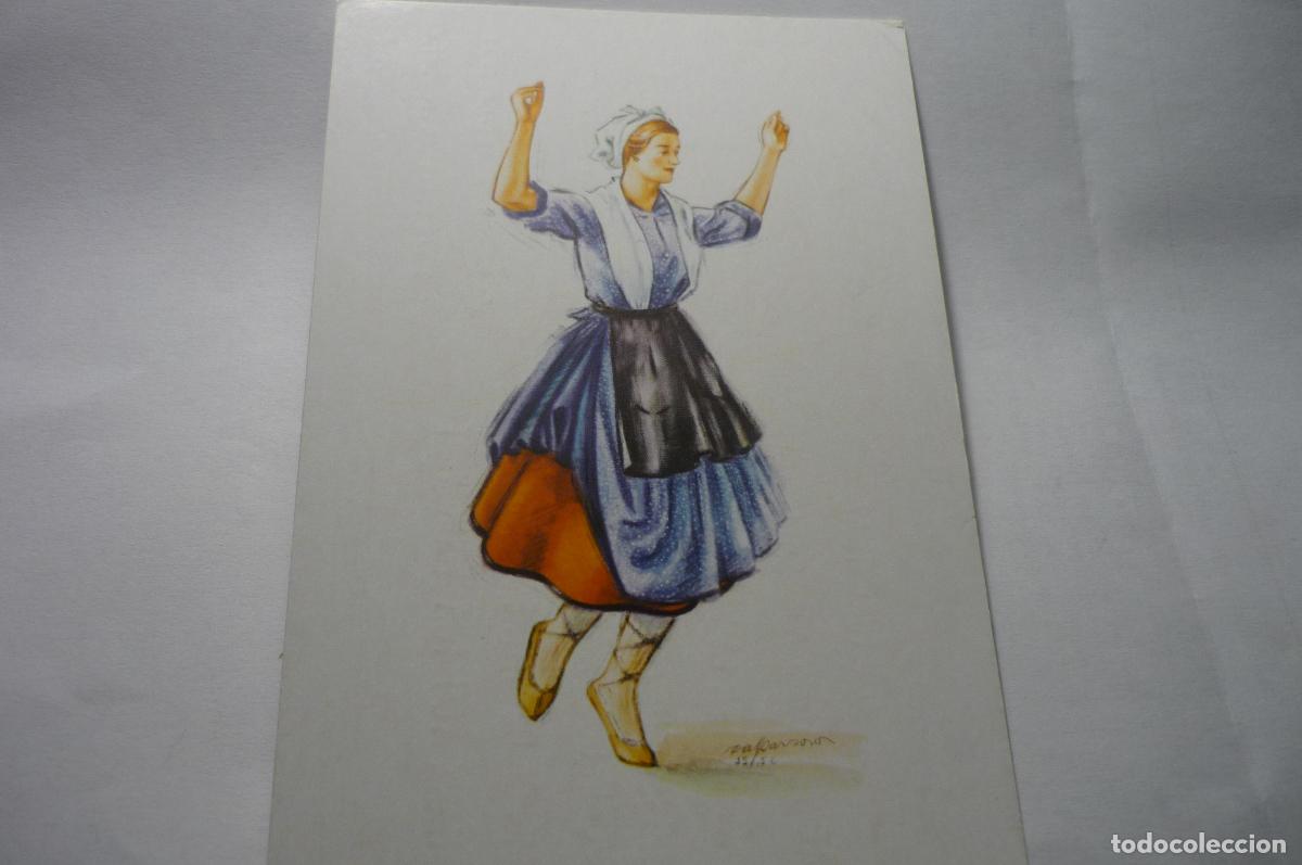 Postais: postal dibujo arin arin o fandandgo snza vasca-dorso publicidad