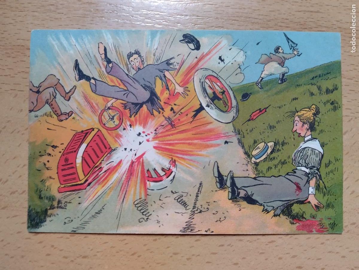 Postais: POSTAL CARICATURA. AUTOMOVIL... SERIE 1650.