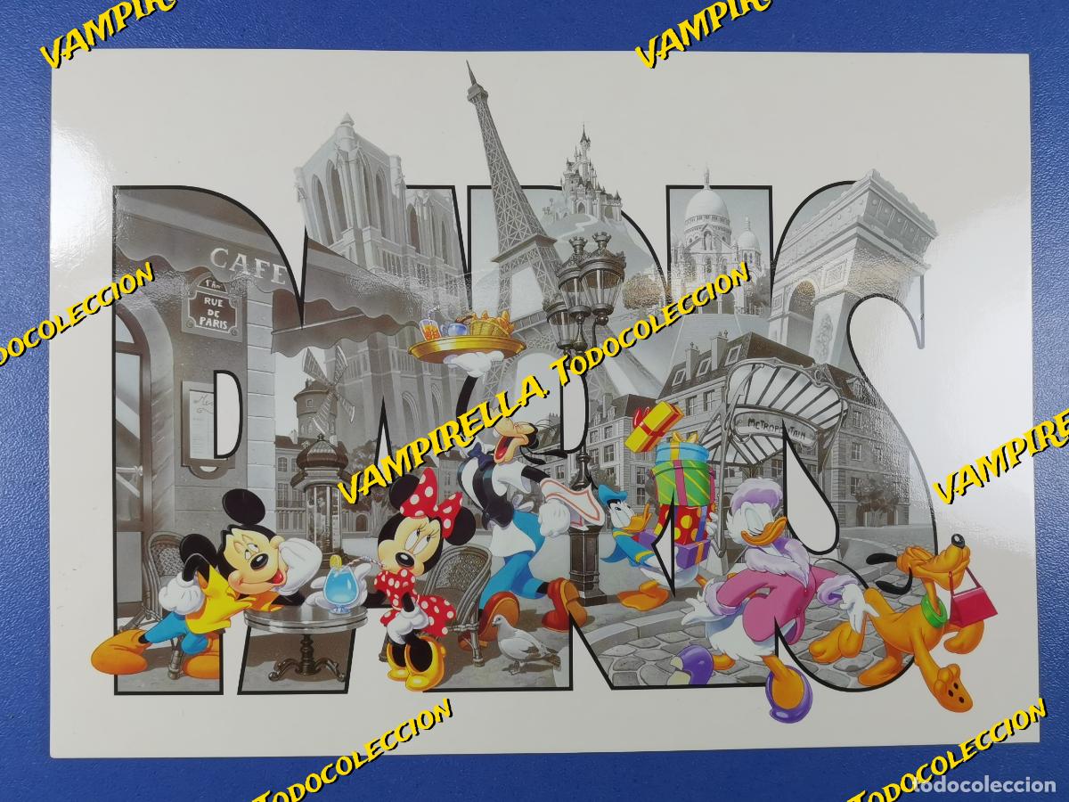 Postais: GRAN POSTAL DISNEYLAND DISNEY PARIS- IMPECABLE