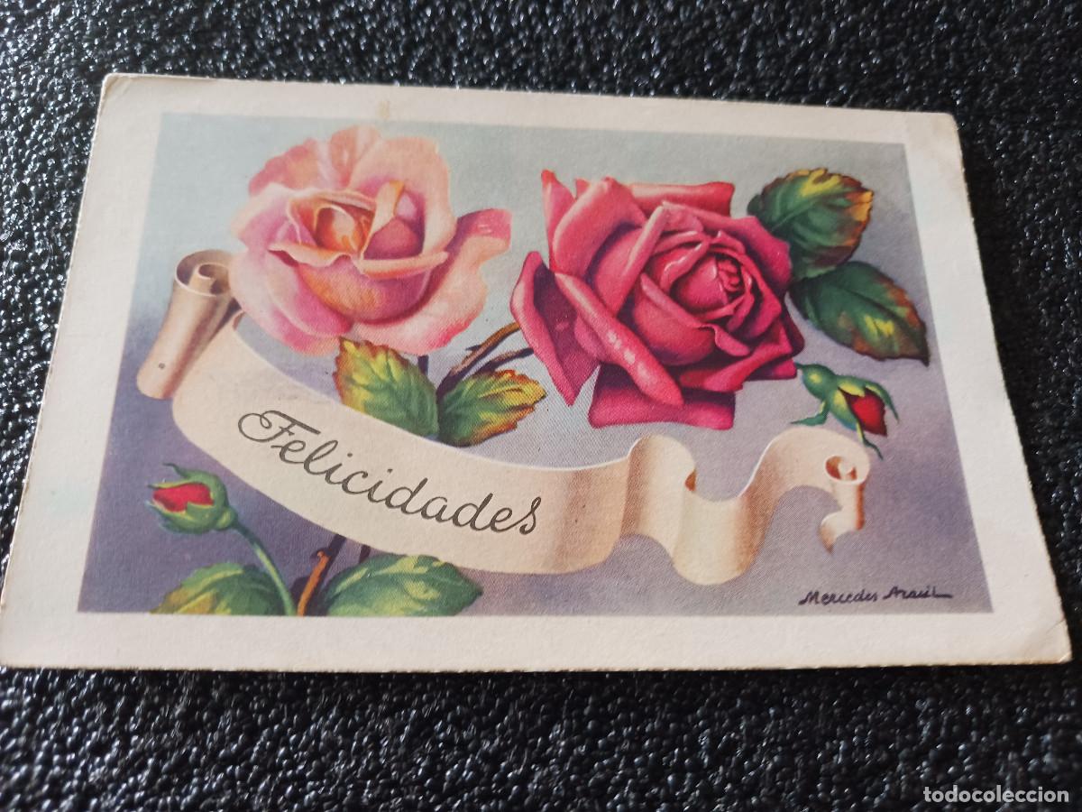 Postcards: FELICIDADES, IL. MERCEDES ARACIL, C. Y Z. 543, ESCRITA