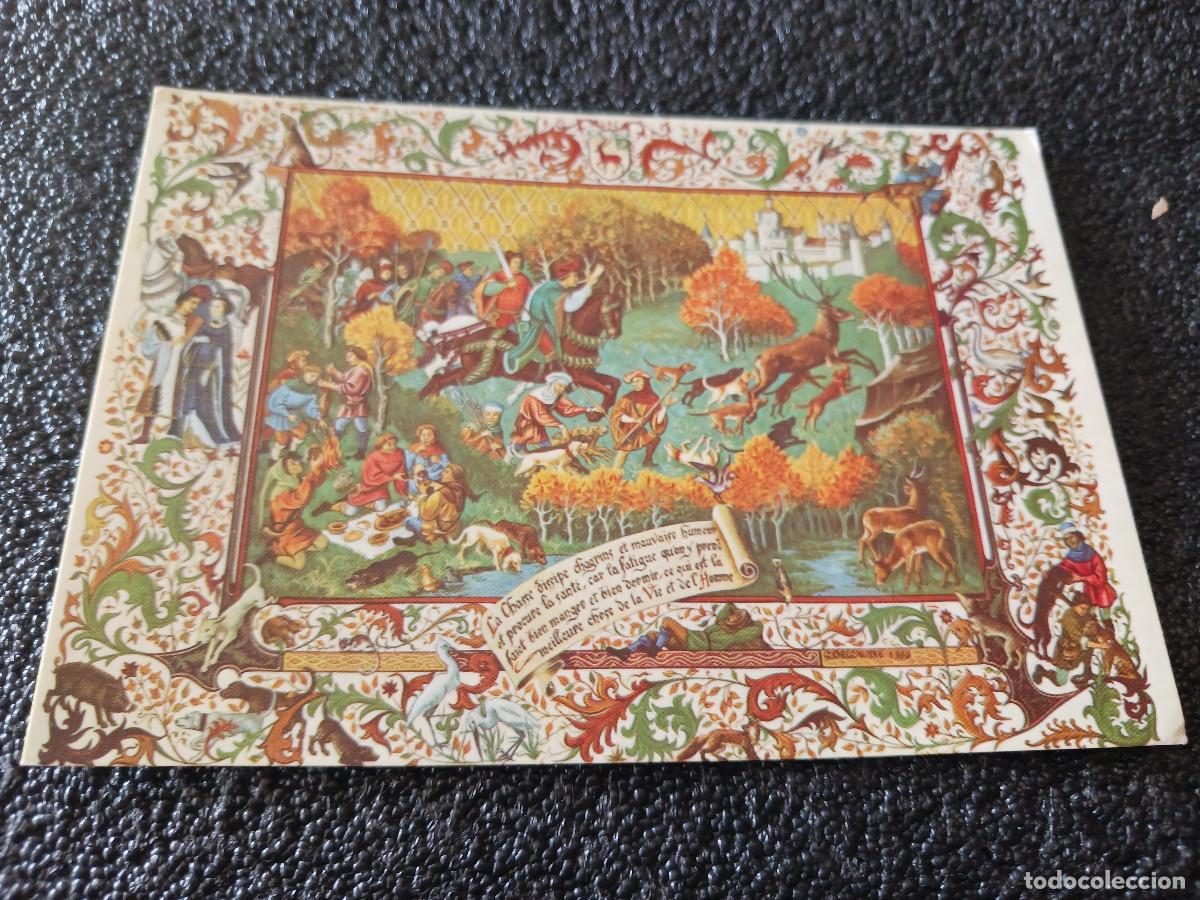 Postcards: 9 chasse au cerf, les images de georges delcausse