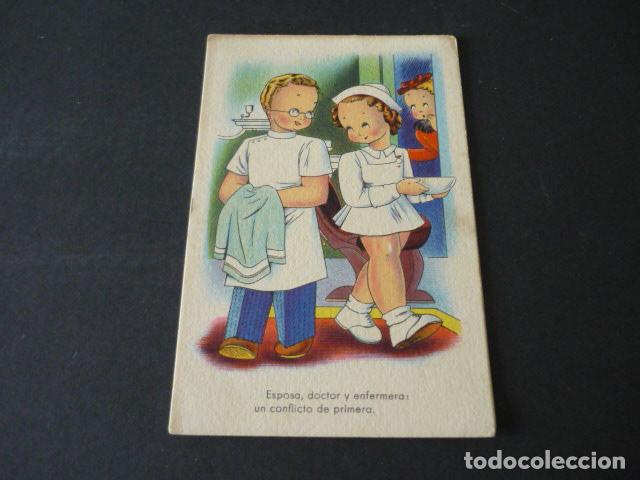 Postais: MEDICO Y ENFERMERA POSTAL ILUSTRADA