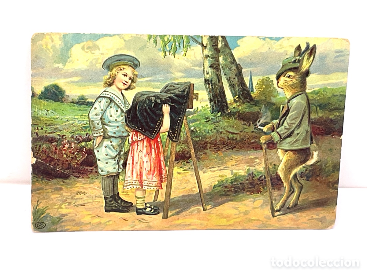 Postales: Antigua Tarjeta Postal de Dibujos y Caricaturas. Printed in Germany. Escrita.