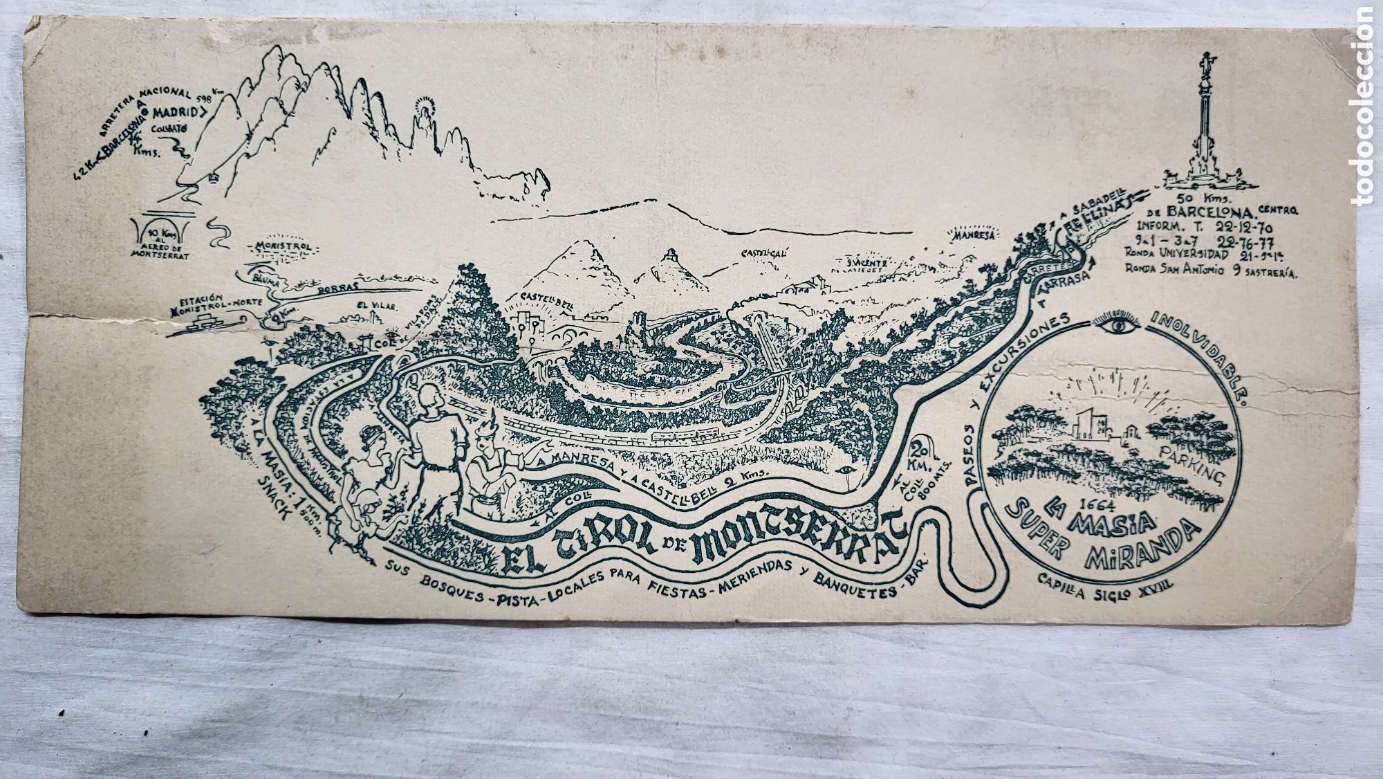 Postais: Tarjeta Postal antigua El Tirol de Montserrat