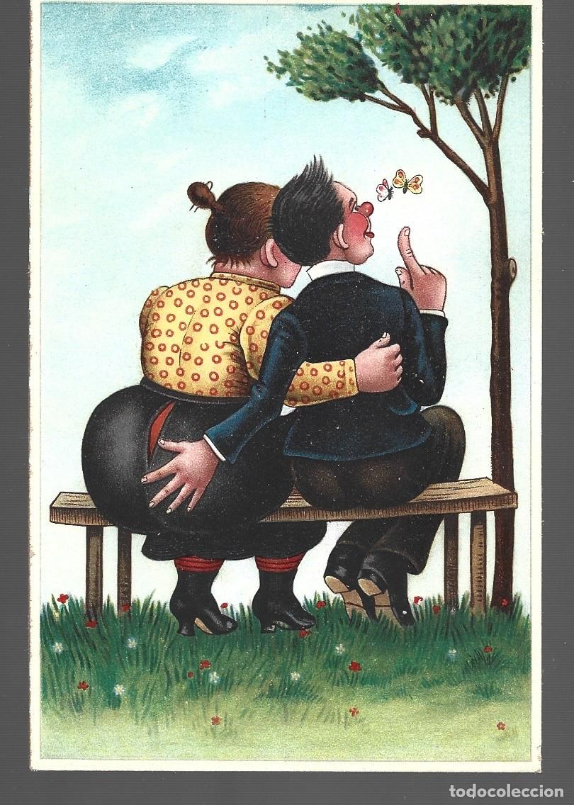 Postcards: POSTAL DE PAREJAS ANTIGUA ALEMANA