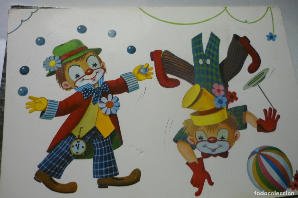 Postais: postgal payasos escrita c y z 7104-31 b