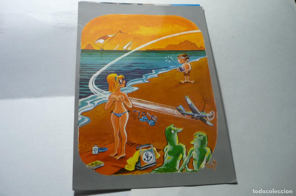 Postcards: postal humor dibujo tran