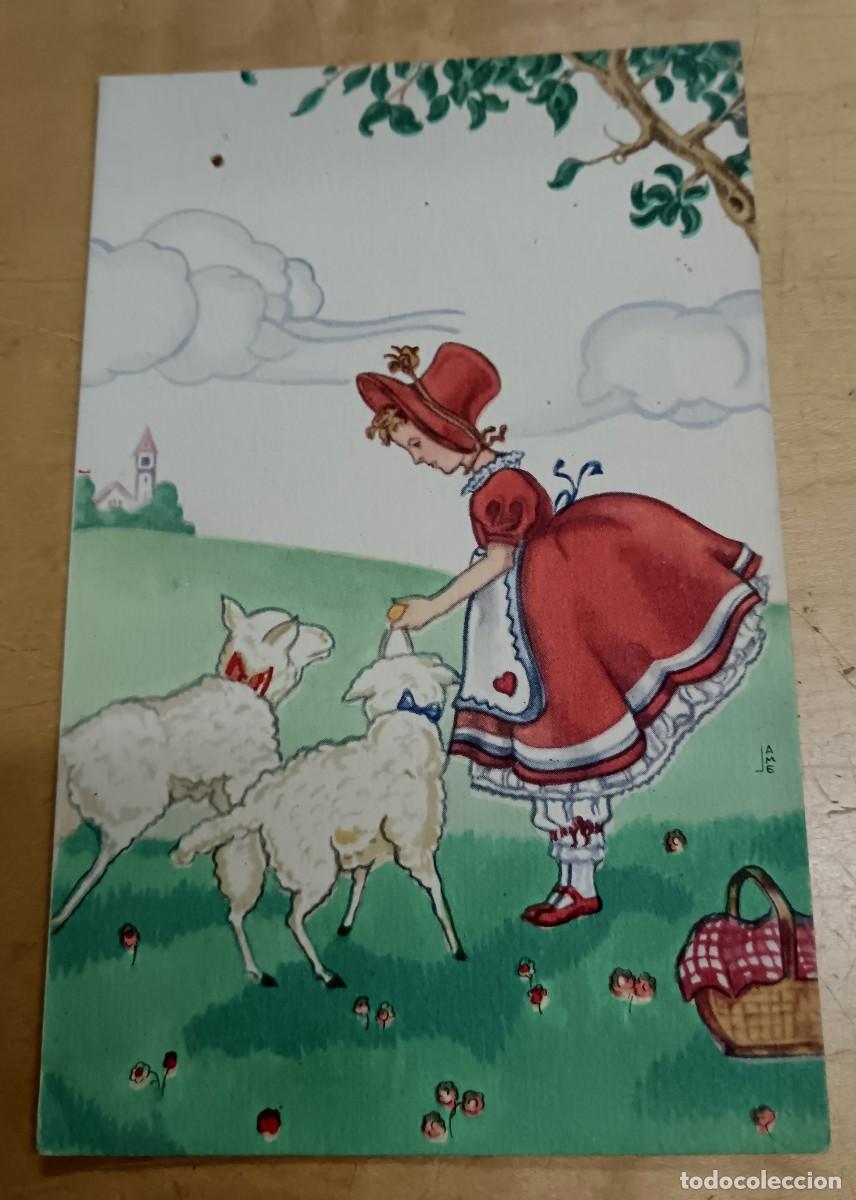 Postais: POSTAL INFANTIL ILUSTRADA POR AME 14X9 CM. SIN ESCRIBIR