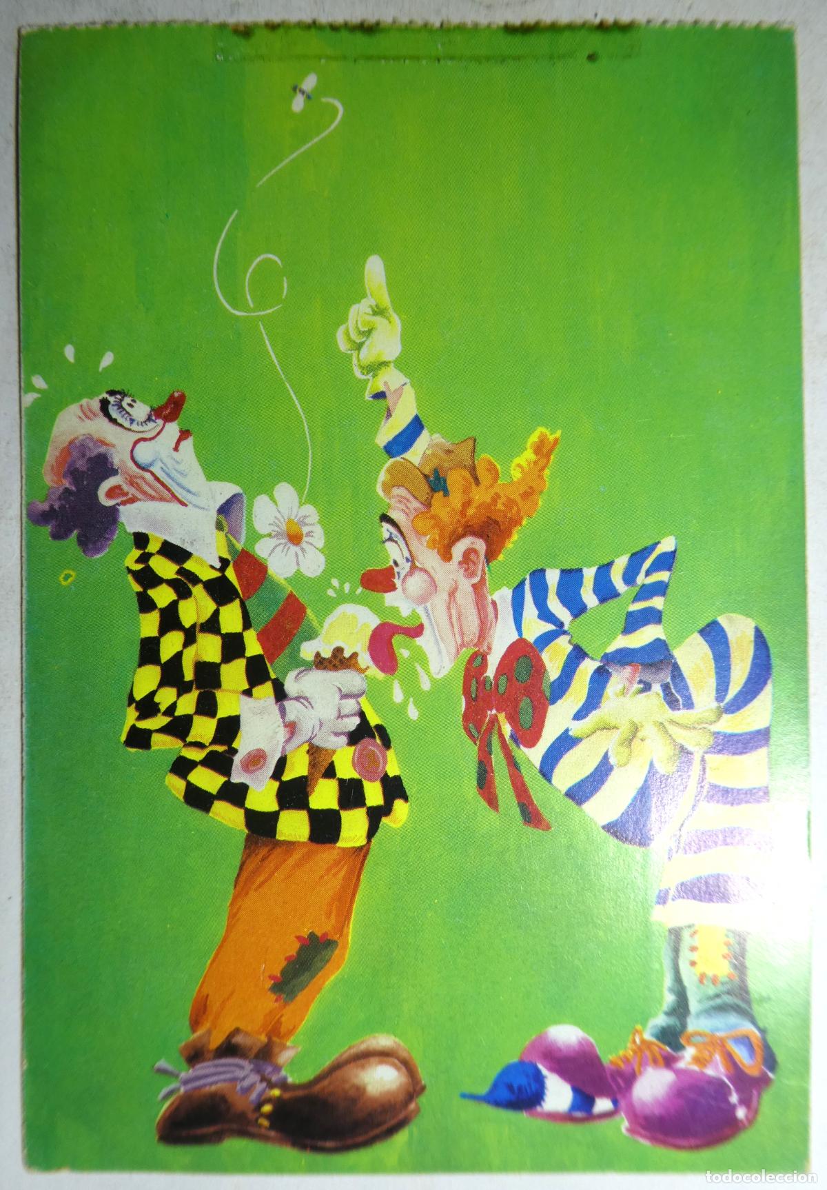 Postkarten: POSTAL DE PAYASOS, sin escribir