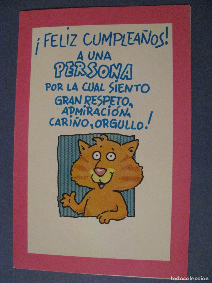 Postais: POSTAL DIPTICA DE FELICITACION. EDITARSA. 19X12,5 CM. ESCRITA.