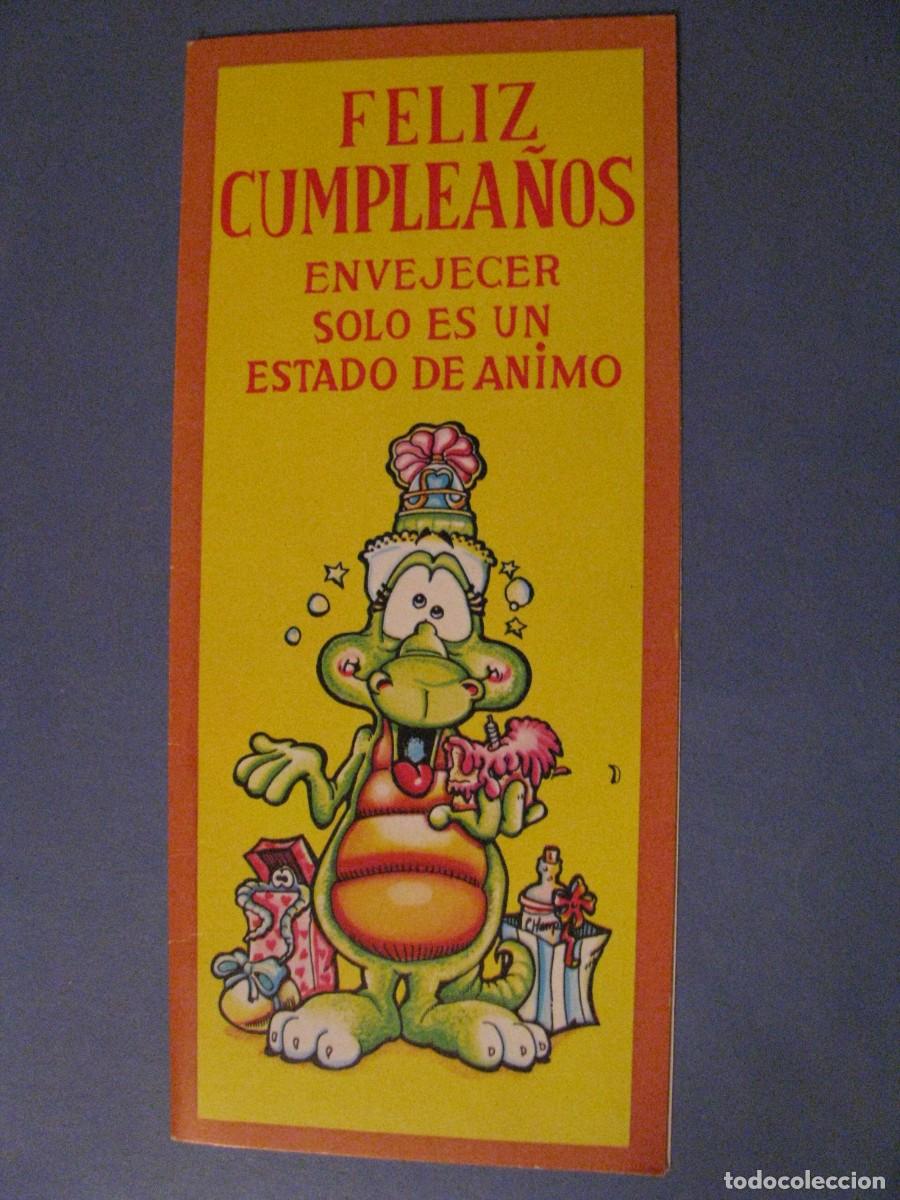 Postais: POSTAL DIPTICA DE FELICITACION. HUMOR CARDS, 23X10 CM. ESCRITA.