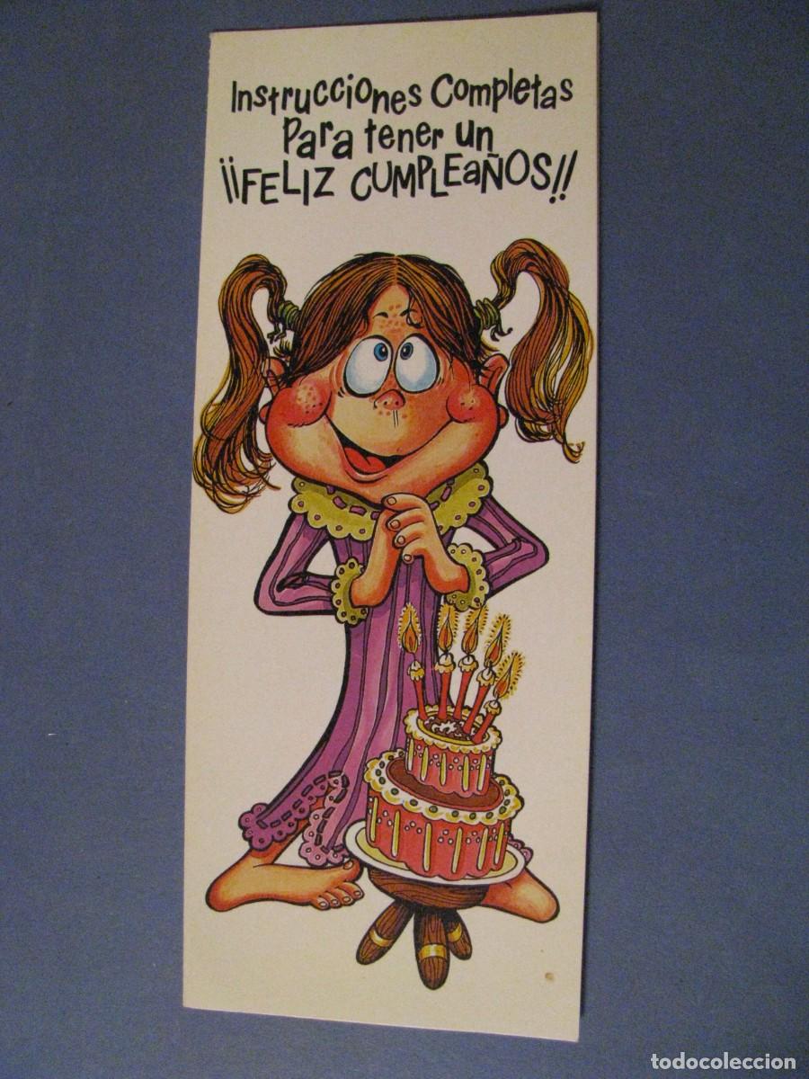 Postais: POSTAL DIPTICA DE FELICITACION. POPY CARDS, EDITARSA. 22X9 CM.