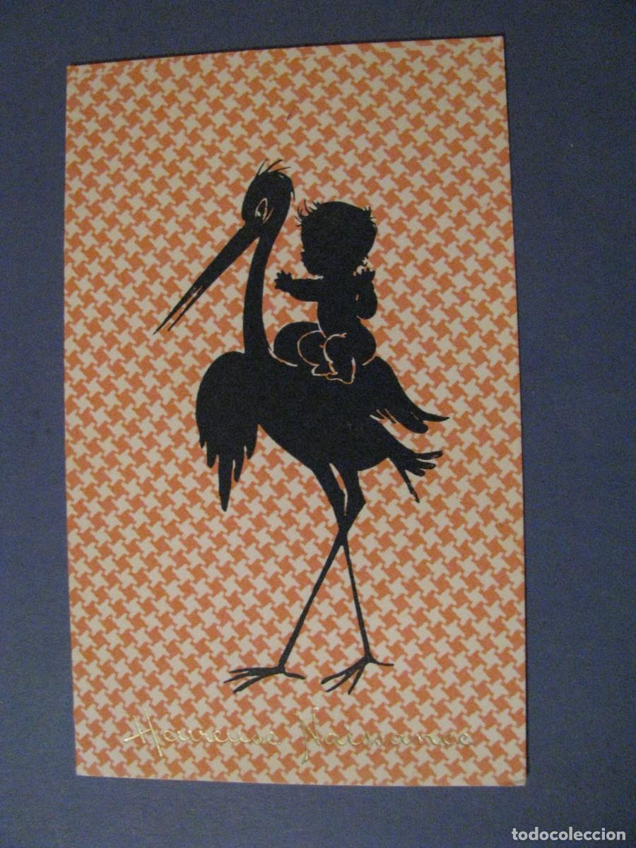 Postais: POSTAL DIPTICA FELICITACI&Oacute;N POR EL NACIMIENTO. ITALIA. 14X8,5 CM. ESCRITA 1973.